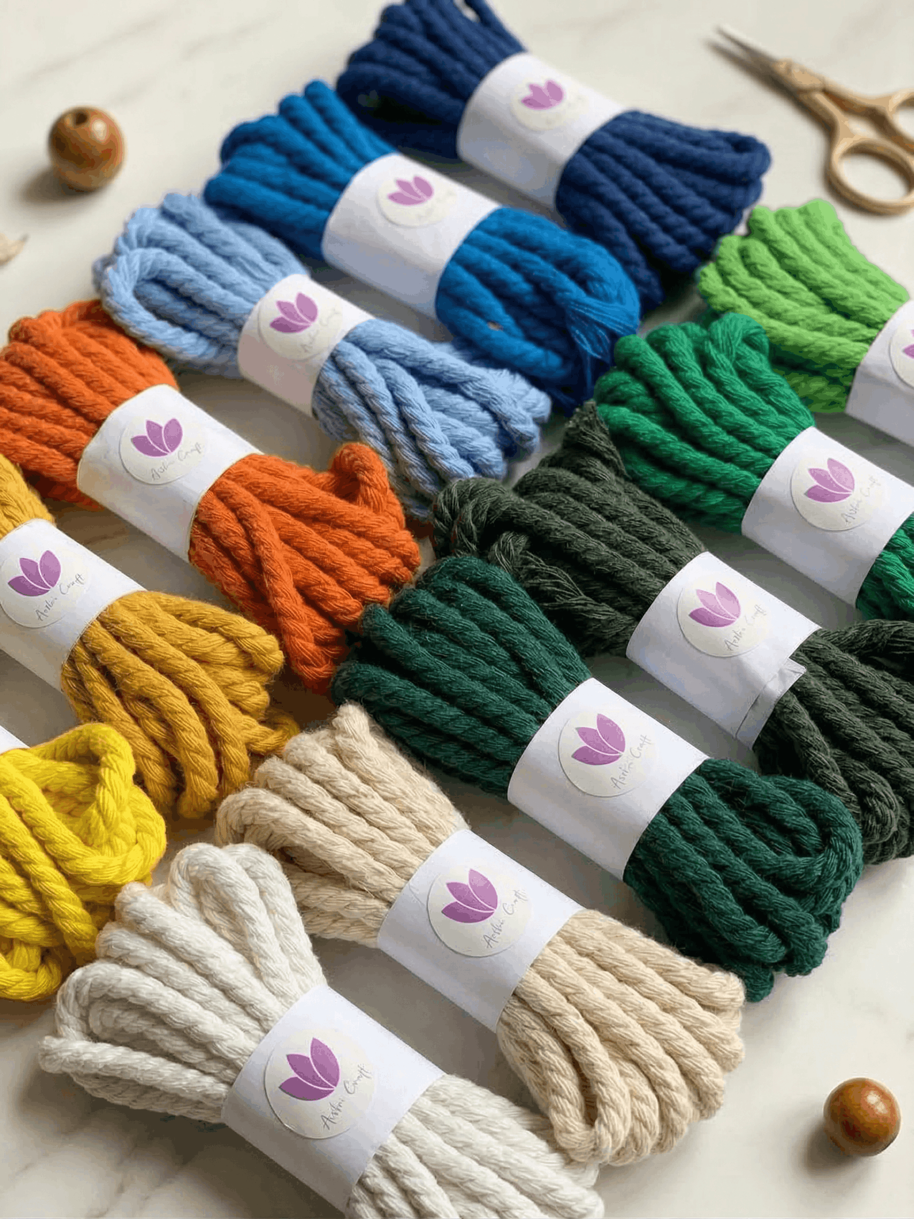 Proses Produksi Tali Macrame Aisha Craft